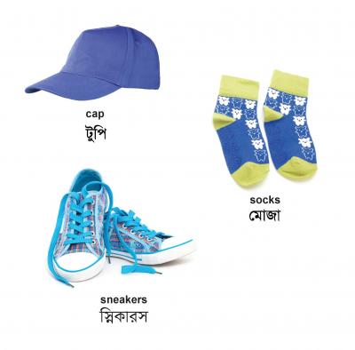 Clothes (English–Bengali) Milet